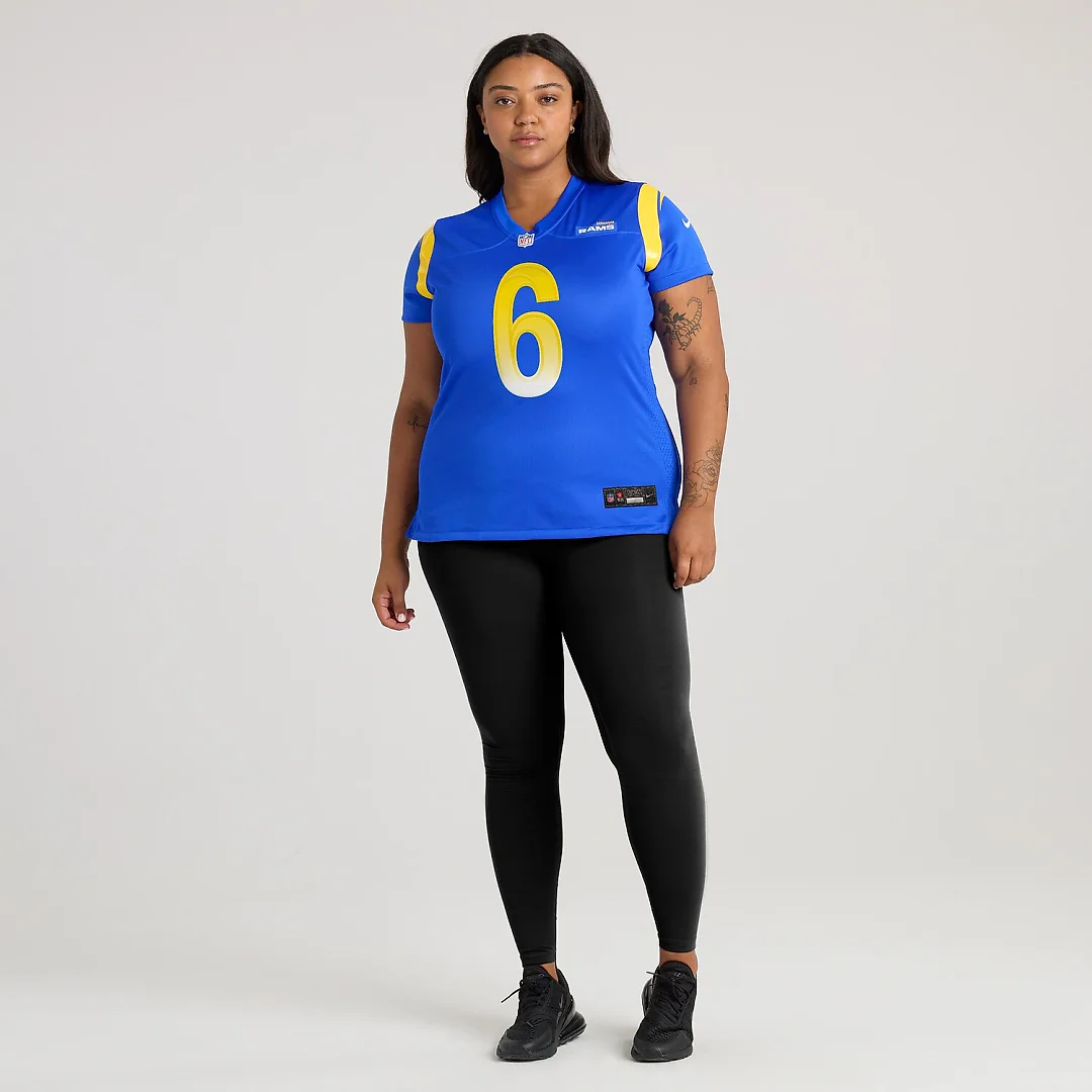 Zennovawear Drake Stoops Los Angeles Rams Women's Game Jersey - Royal