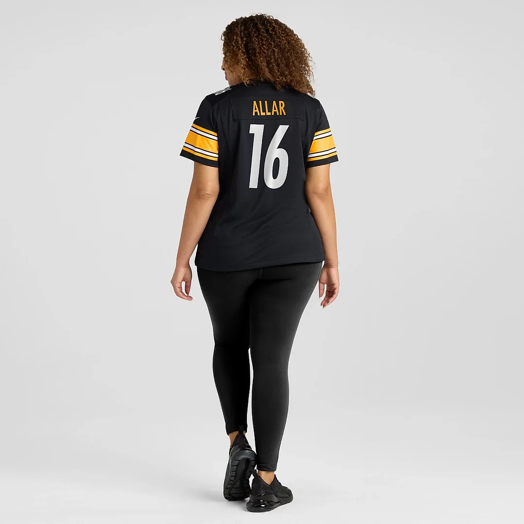 Zennovawear Drew Allar Pittsburgh Steelers Women's Team Game Jersey - Black