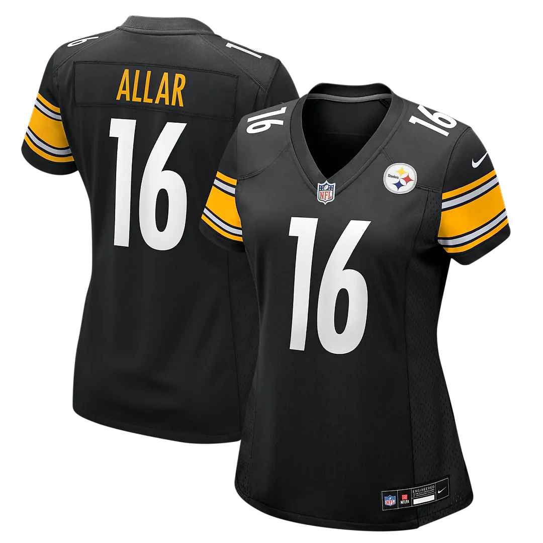 Zennovawear Drew Allar Pittsburgh Steelers Women's Team Game Jersey - Black