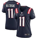 Zennovawear Drew Bledsoe New England Patriots Women's Game Retired Player Jersey - Navy