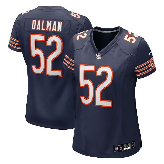 Zennovawear Drew Dalman Chicago Bears Women's Team Game Jersey - Navy