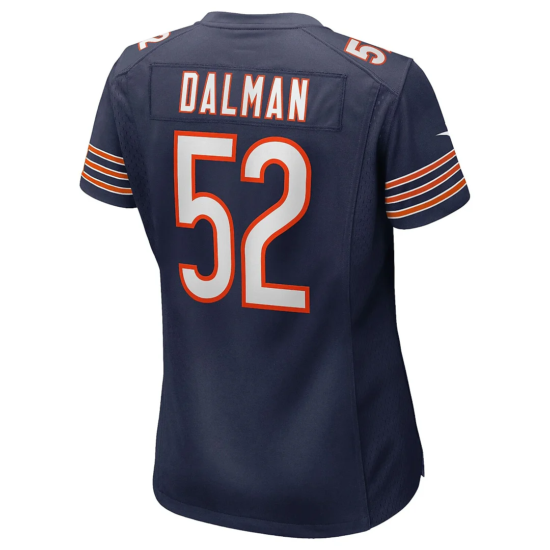 Zennovawear Drew Dalman Chicago Bears Women's Team Game Jersey - Navy