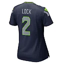 Zennovawear Drew Lock Seattle Seahawks Women's Team Game Jersey - College Navy