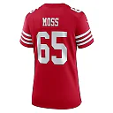 Zennovawear Drew Moss San Francisco 49ers Women's Team Game Jersey - Scarlet