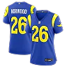 Zennovawear Drey Norwood Los Angeles Rams Women's Team Game Jersey - Royal
