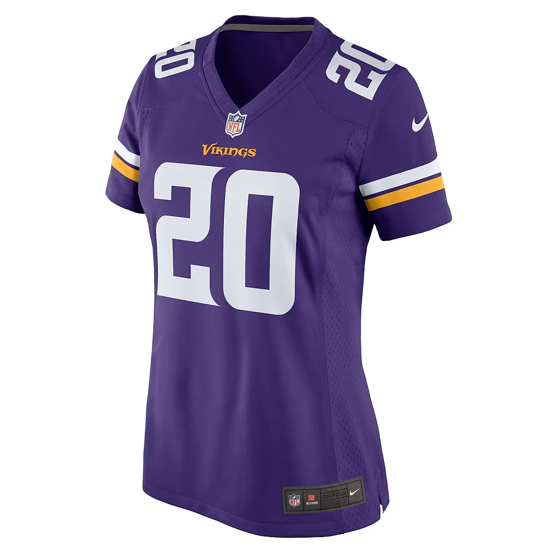 Zennovawear Duke Shelley Minnesota Vikings Women's Home Game Player Jersey - Purple
