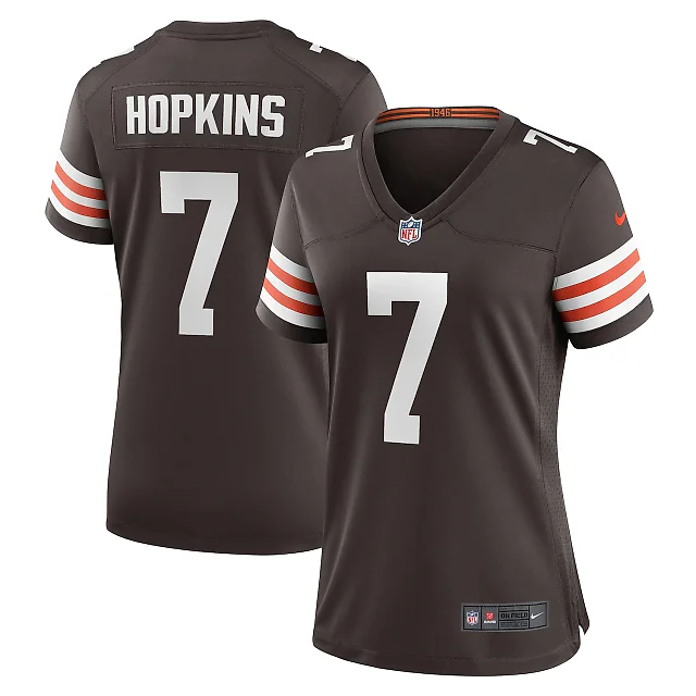 Zennovawear Dustin Hopkins Cleveland Browns Women's Team Game Jersey - Brown