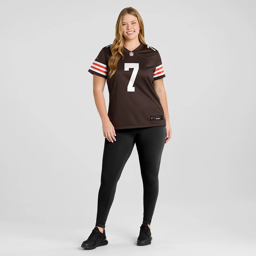 Zennovawear Dustin Hopkins Cleveland Browns Women's Team Game Jersey - Brown