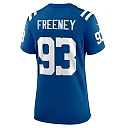 Zennovawear Dwight Freeney Indianapolis Colts Women's Team Retired Player Game Jersey - Royal