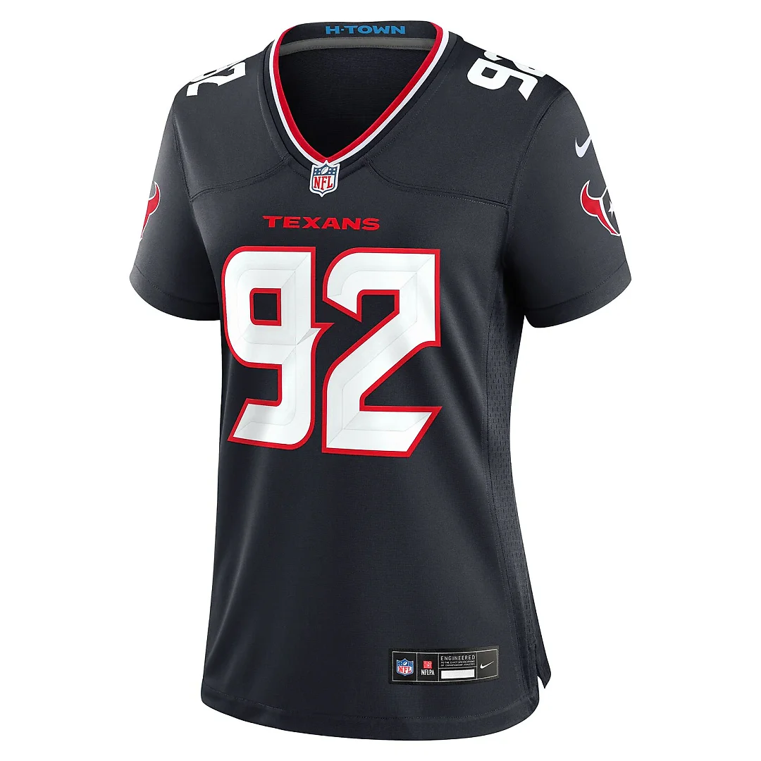 Zennovawear Dylan Horton Houston Texans Women's Team Game Jersey - Navy