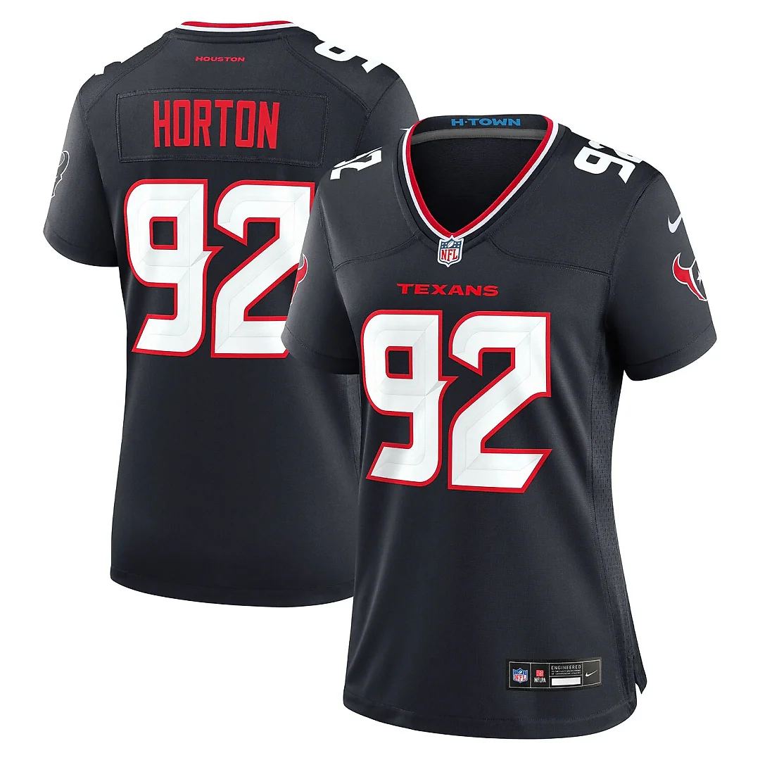 Zennovawear Dylan Horton Houston Texans Women's Team Game Jersey - Navy