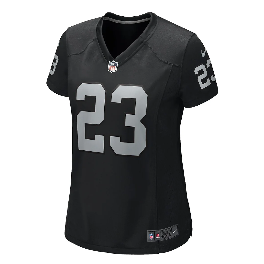 Zennovawear Dylan Laube Las Vegas Raiders Women's Game Jersey - Black