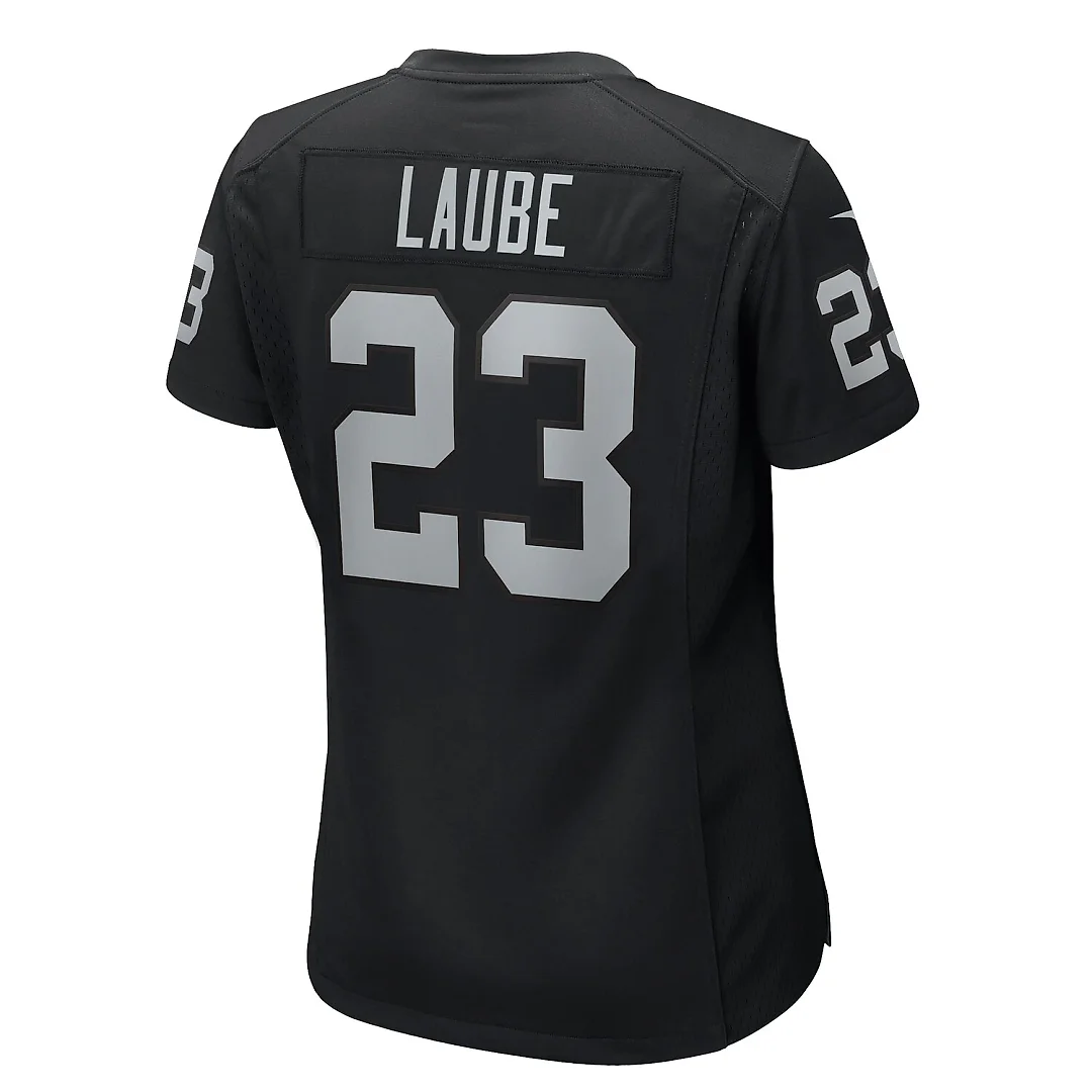 Zennovawear Dylan Laube Las Vegas Raiders Women's Game Jersey - Black