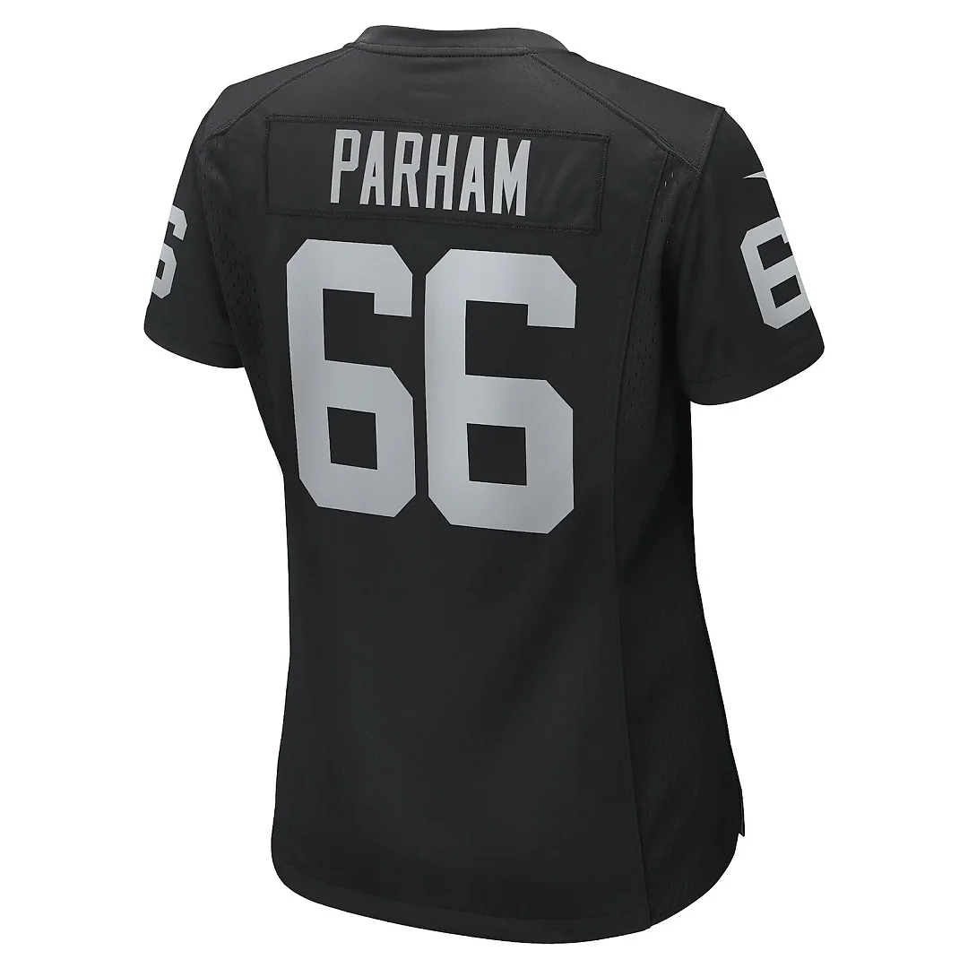 Zennovawear Dylan Parham Las Vegas Raiders Women's Game Player Jersey - Black