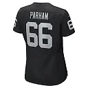 Zennovawear Dylan Parham Las Vegas Raiders Women's Game Player Jersey - Black