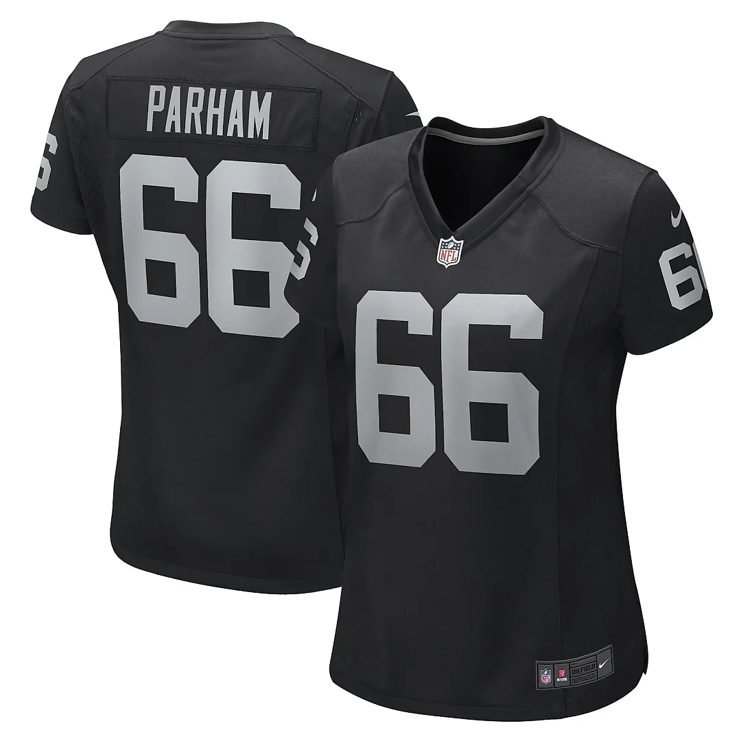 Zennovawear Dylan Parham Las Vegas Raiders Women's Game Player Jersey - Black