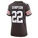 Zennovawear Dylan Sampson Cleveland Browns Women's Team Game Jersey - Brown