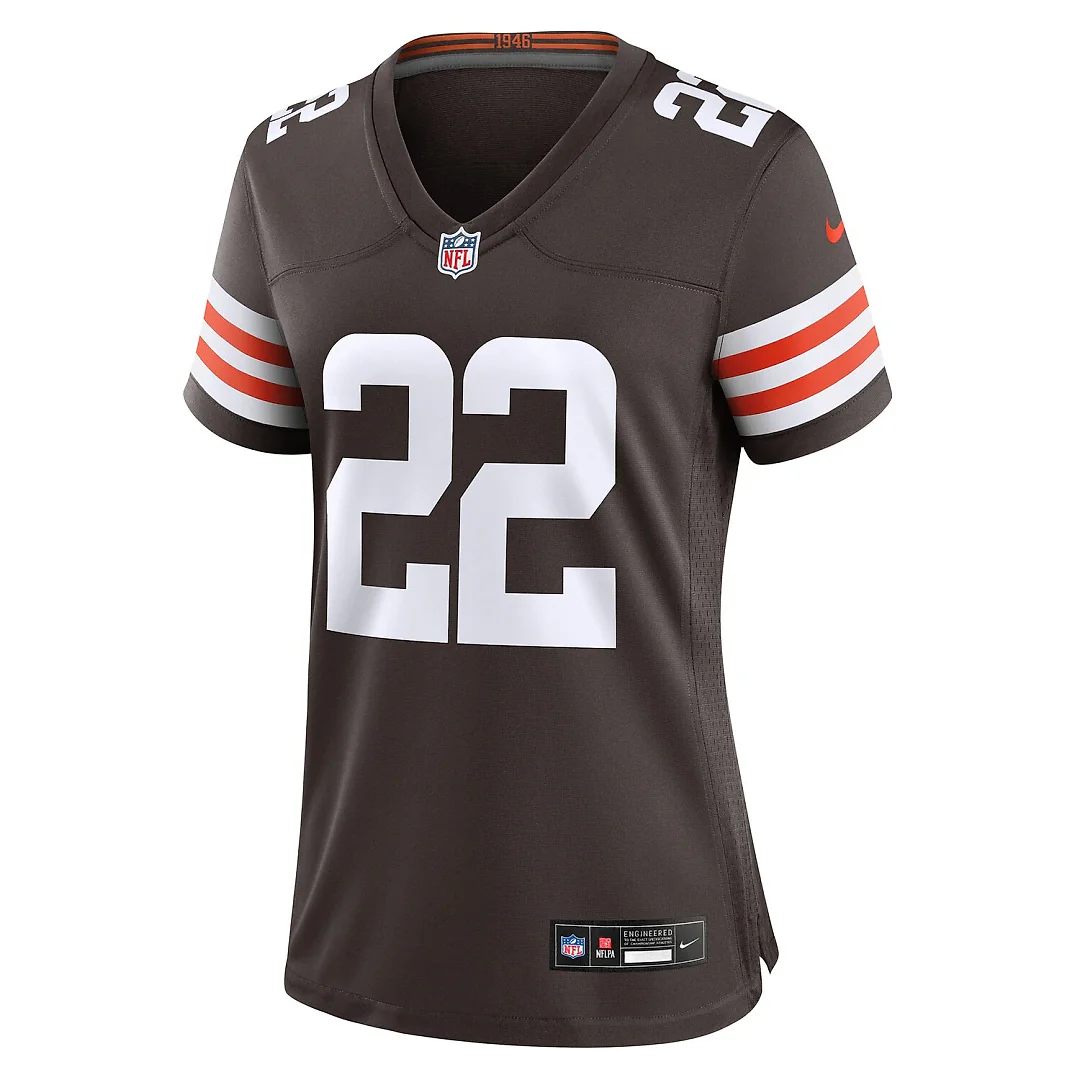 Zennovawear Dylan Sampson Cleveland Browns Women's Team Game Jersey - Brown