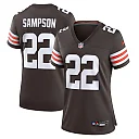 Zennovawear Dylan Sampson Cleveland Browns Women's Team Game Jersey - Brown
