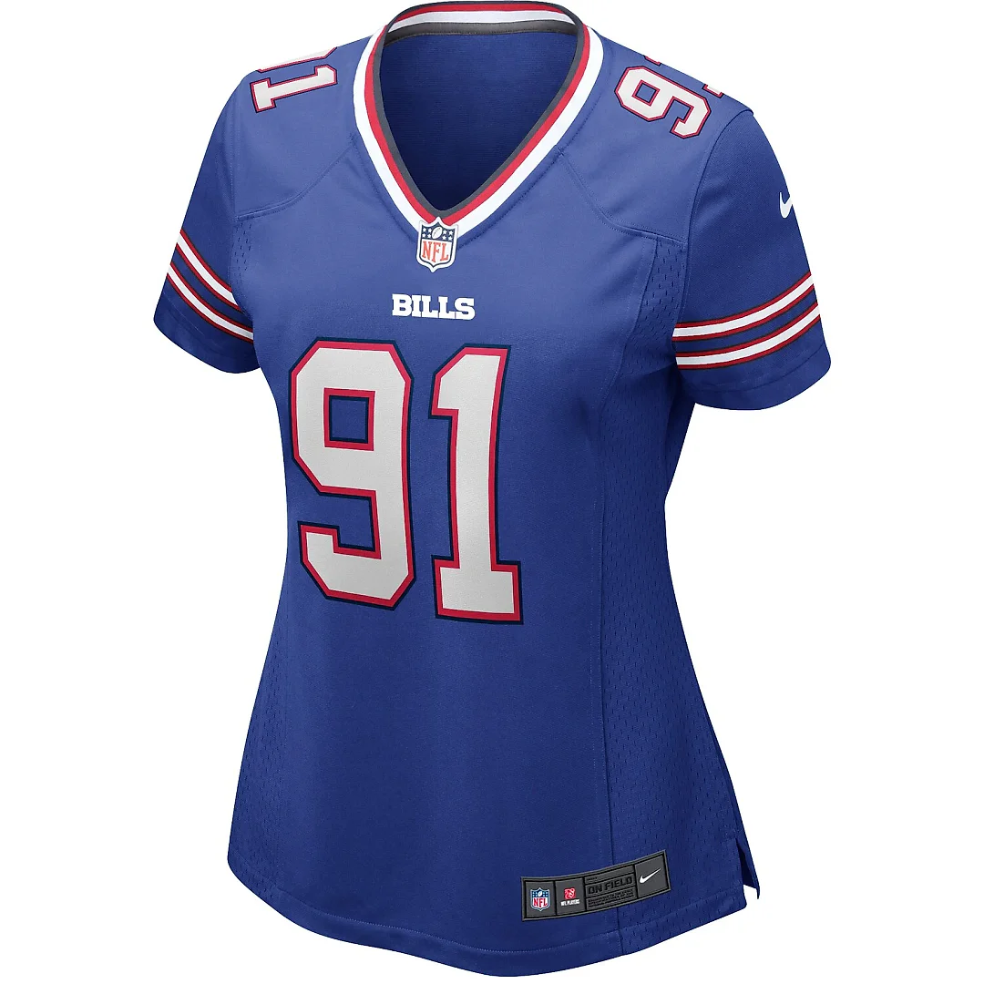 Zennovawear Ed Oliver Buffalo Bills Women's Game Jersey - Royal