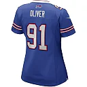 Zennovawear Ed Oliver Buffalo Bills Women's Game Jersey - Royal