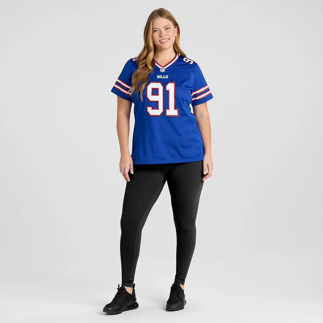 Zennovawear Ed Oliver Buffalo Bills Women's Game Jersey - Royal