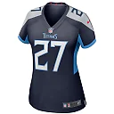 Zennovawear Eddie George Tennessee Titans Women's Game Retired Player Jersey - Navy