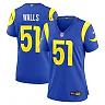 Zennovawear Eddie Walls III Los Angeles Rams Women's Team Game Jersey - Royal