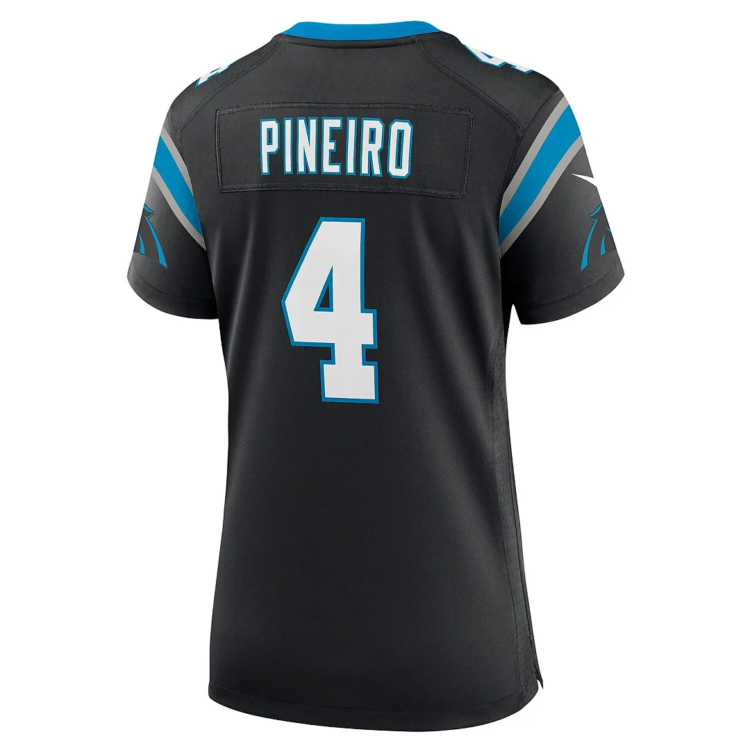 Zennovawear Eddy Pineiro Carolina Panthers Women's Team Game Jersey - Black