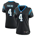 Zennovawear Eddy Pineiro Carolina Panthers Women's Team Game Jersey - Black