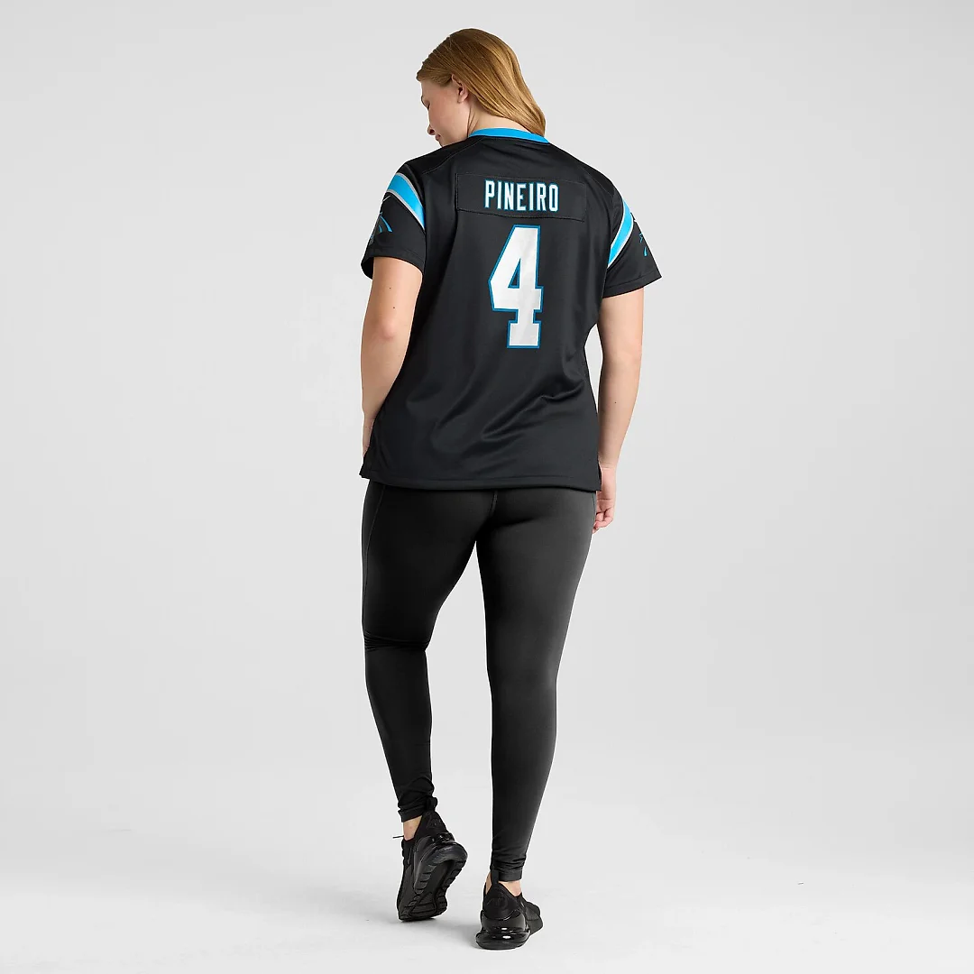 Zennovawear Eddy Pineiro Carolina Panthers Women's Team Game Jersey - Black