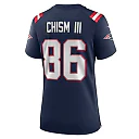 Zennovawear Efton Chism III New England Patriots Women's Team Game Jersey - Navy