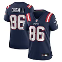 Zennovawear Efton Chism III New England Patriots Women's Team Game Jersey - Navy