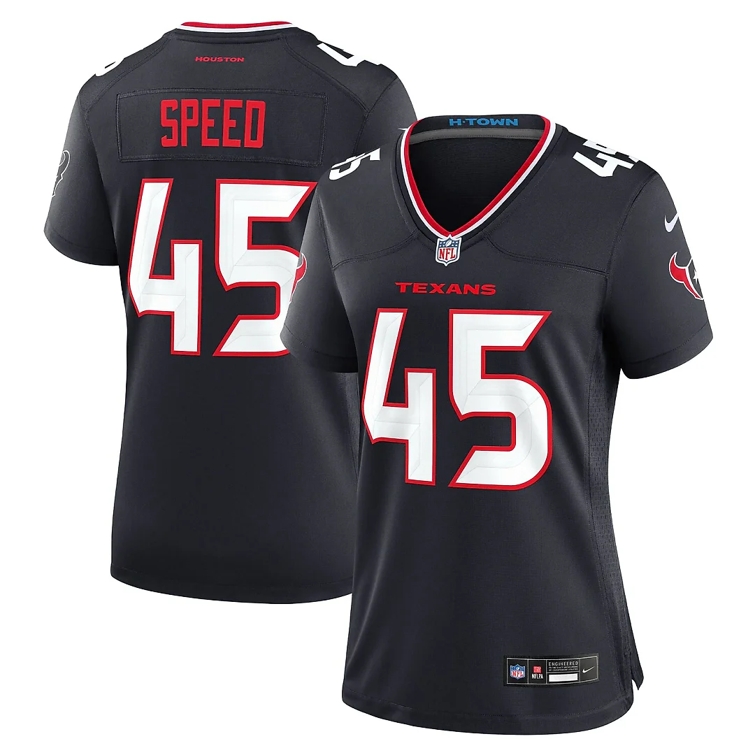 Zennovawear E.J. Speed Houston Texans Women's Team Game Jersey - Navy