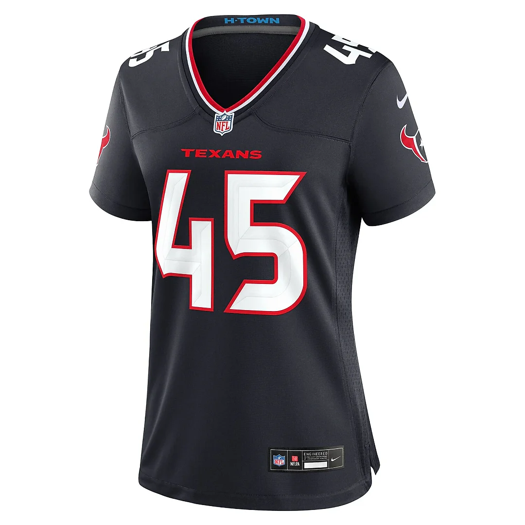 Zennovawear E.J. Speed Houston Texans Women's Team Game Jersey - Navy