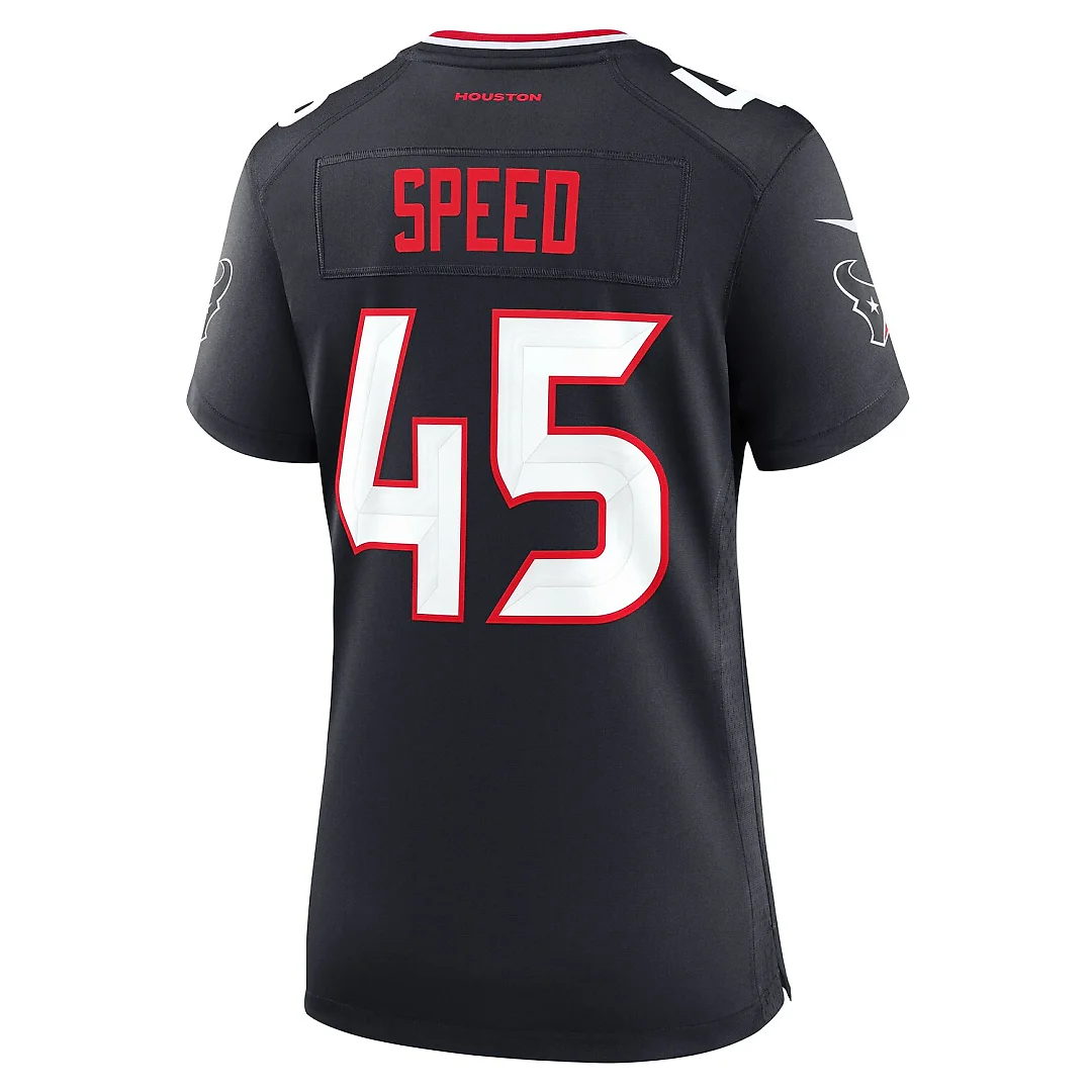 Zennovawear E.J. Speed Houston Texans Women's Team Game Jersey - Navy