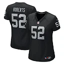 Zennovawear Elandon Roberts Las Vegas Raiders Women's Team Game Jersey - Black