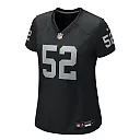 Zennovawear Elandon Roberts Las Vegas Raiders Women's Team Game Jersey - Black