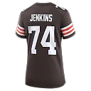 Zennovawear Elgton Jenkins Cleveland Browns Women's Team Game Jersey - Brown