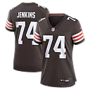 Zennovawear Elgton Jenkins Cleveland Browns Women's Team Game Jersey - Brown