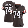 Zennovawear Elgton Jenkins Cleveland Browns Women's Team Game Jersey - Brown