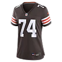 Zennovawear Elgton Jenkins Cleveland Browns Women's Team Game Jersey - Brown