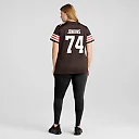Zennovawear Elgton Jenkins Cleveland Browns Women's Team Game Jersey - Brown