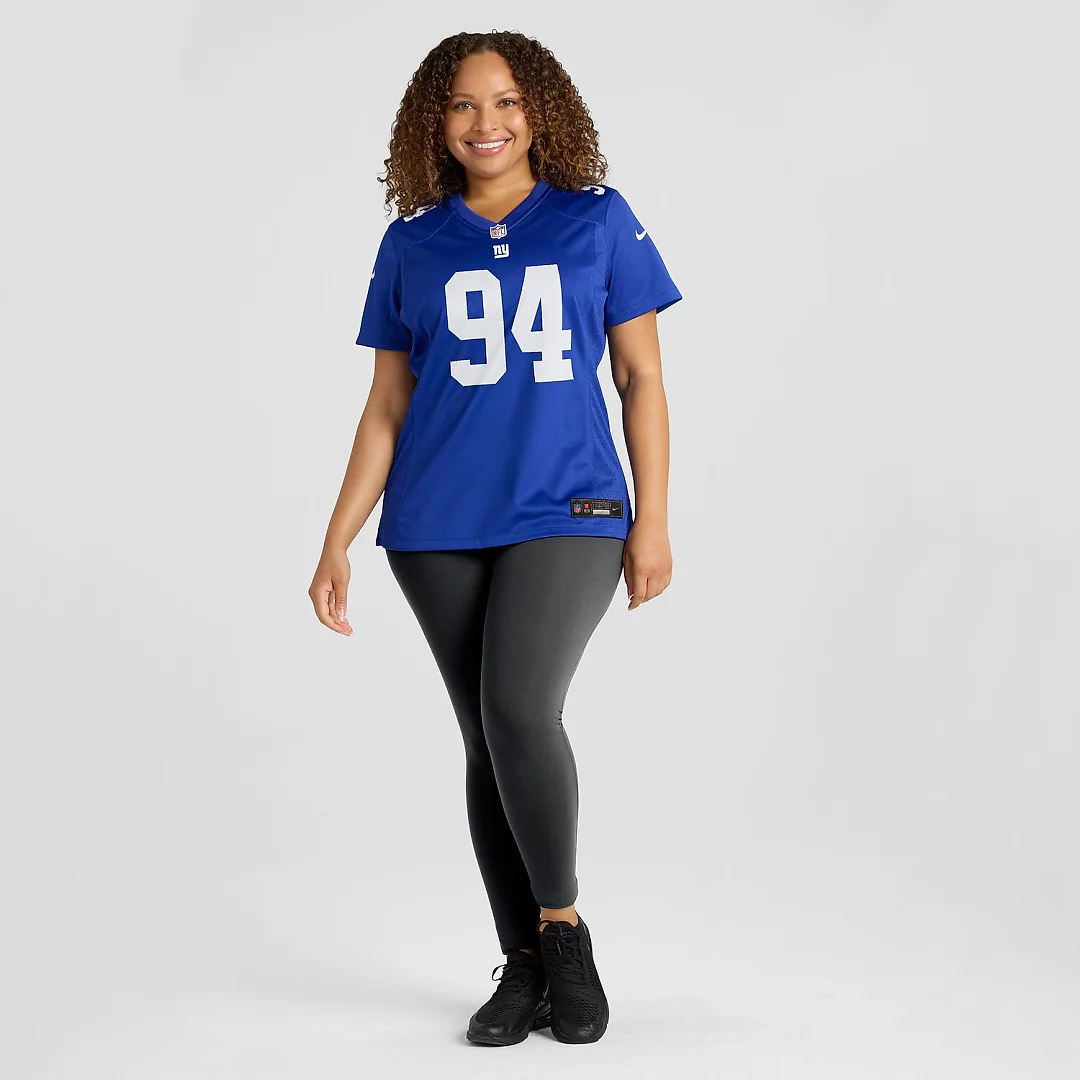 Zennovawear Elijah Chatman New York Giants Women's Game Jersey - Royal