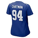 Zennovawear Elijah Chatman New York Giants Women's Game Jersey - Royal