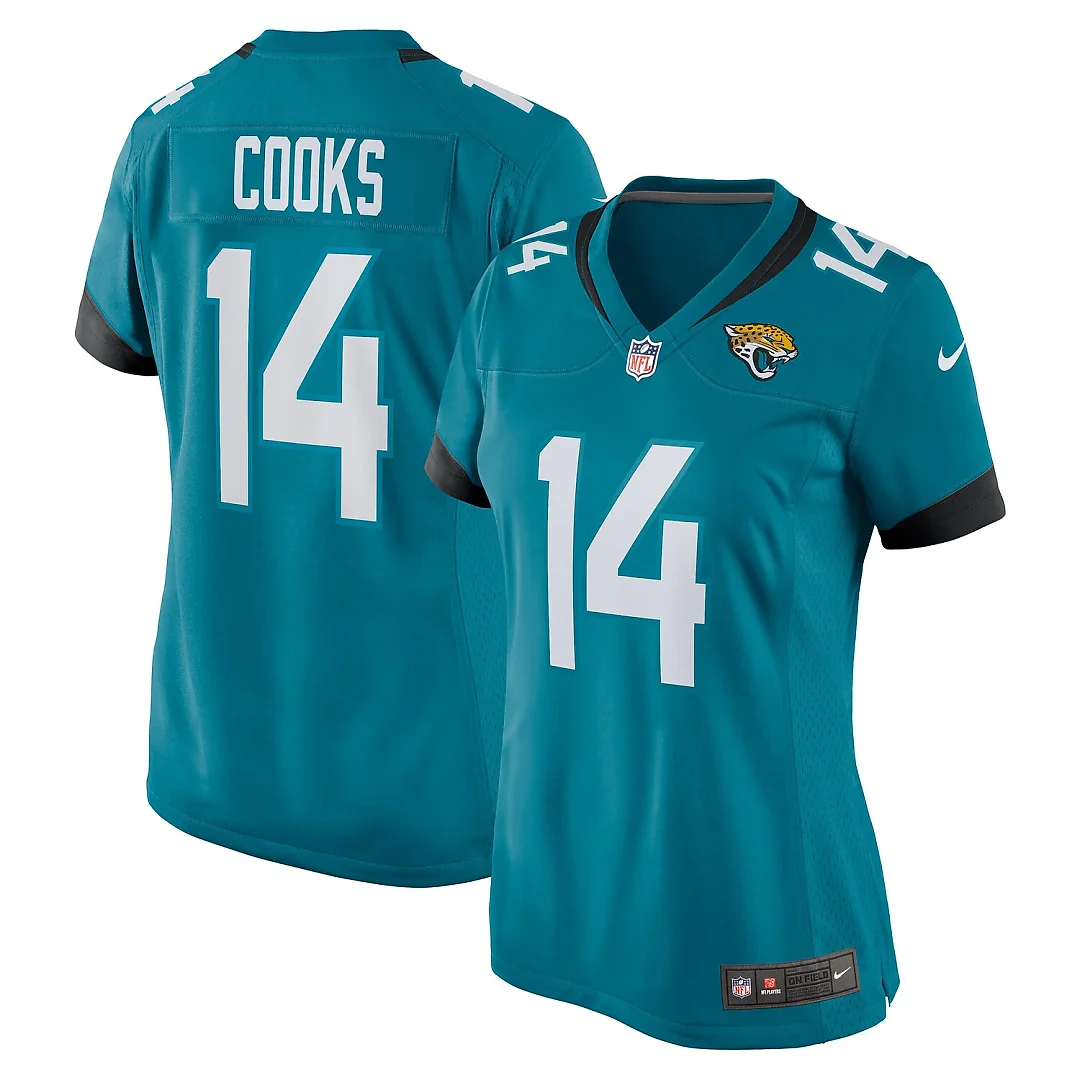 Zennovawear Elijah Cooks Jacksonville Jaguars Women's Team Game Jersey - Teal