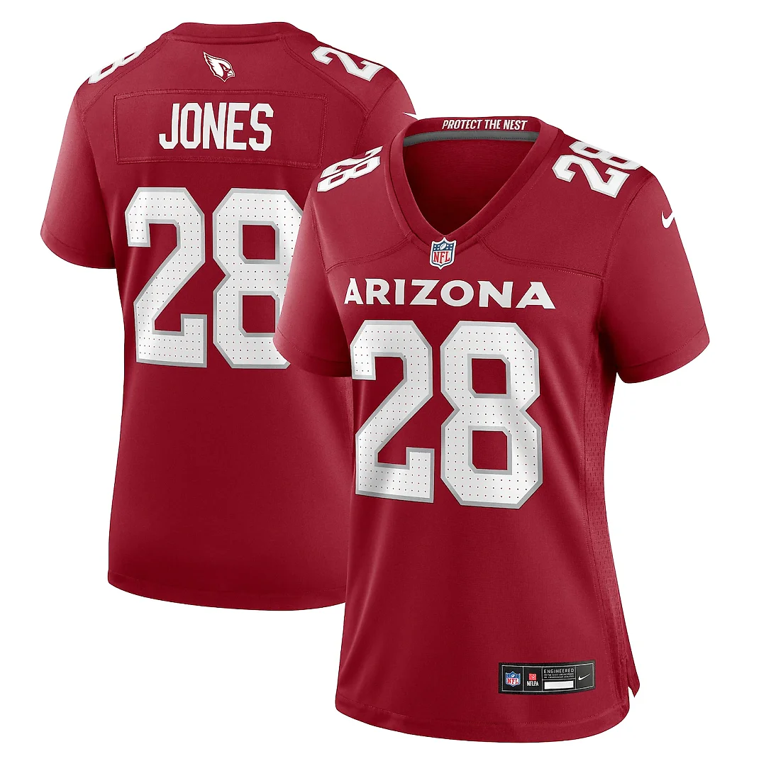 Zennovawear Elijah Jones Arizona Cardinals Women's Game Jersey - Cardinal