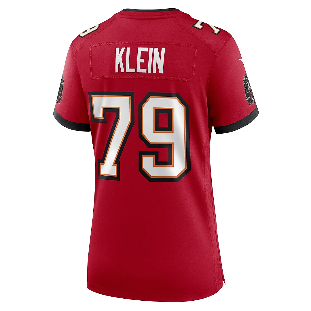Zennovawear Elijah Klein Tampa Bay Buccaneers Women's Game Jersey - Red
