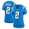 Zennovawear Elijah Molden Los Angeles Chargers Women's Team Game Jersey - Powder Blue