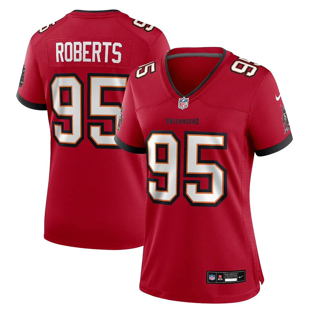 Zennovawear Elijah Roberts Tampa Bay Buccaneers Women's Team Game Jersey - Red